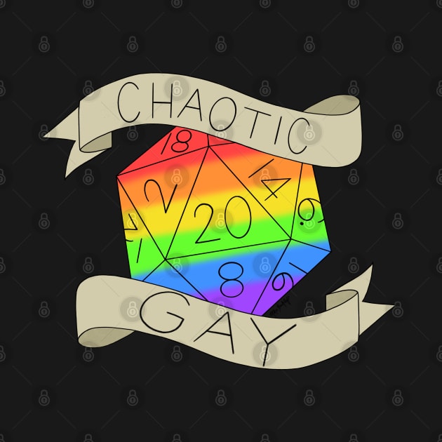 Chaotic Gay D20 by Mikasb33