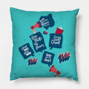 Vote Quotes Pillow