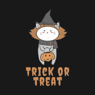 Cat Trick or Treat T-Shirt