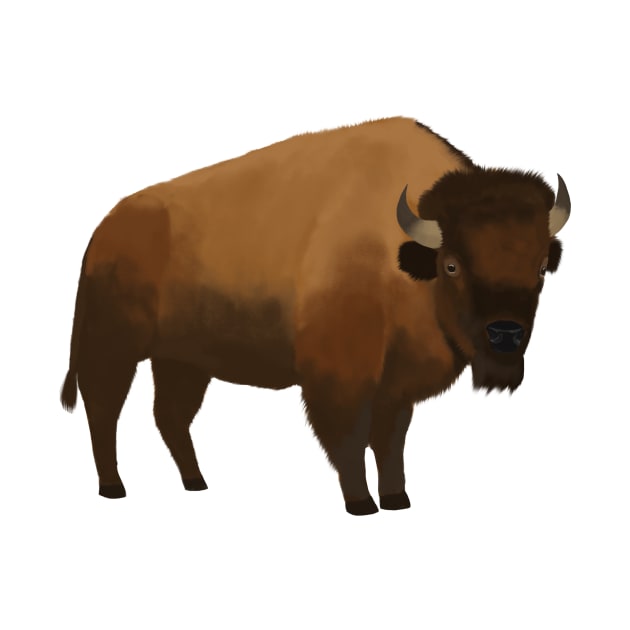 Bison by College Mascot Designs