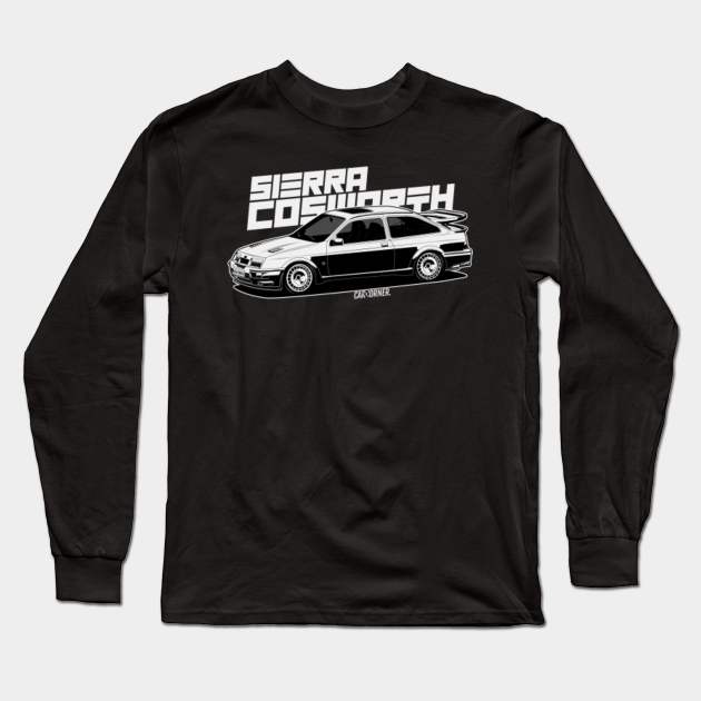 George Stevenson site overhead Ford Sierra Cosworth - CarCorner - Ford - Long Sleeve T-Shirt | TeePublic