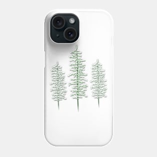 Pine trees Phone Case