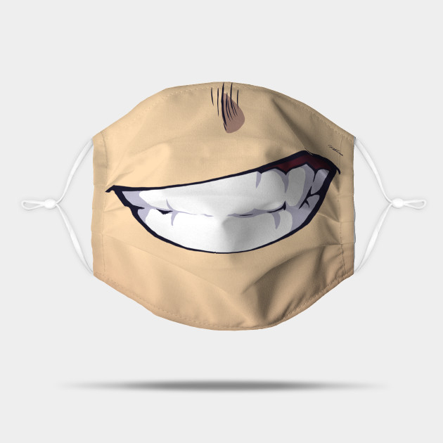 Bakugou Smile Manga Anime Otaku Cosplay Bakugou Maske Teepublic De