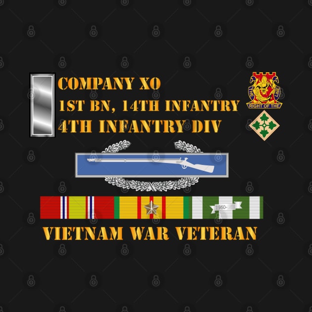 1st Bn 14th Inf - 4th ID - Company XO - Vietnam Vet by twix123844