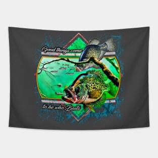 Crappie Day Tapestry