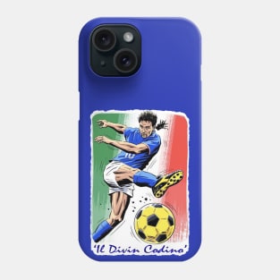 Football Legends - Italy - Roberto Baggio - IL DIVIN CODINO (The Divine Phone Case