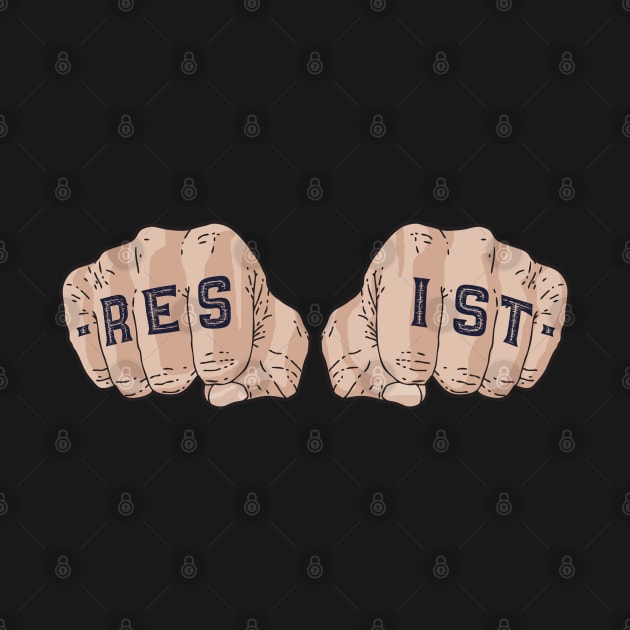 Resist Tattoo Fists by artbitz
