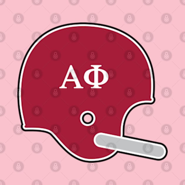 Alabama Alpha Phi Retro Helmet by Rad Love