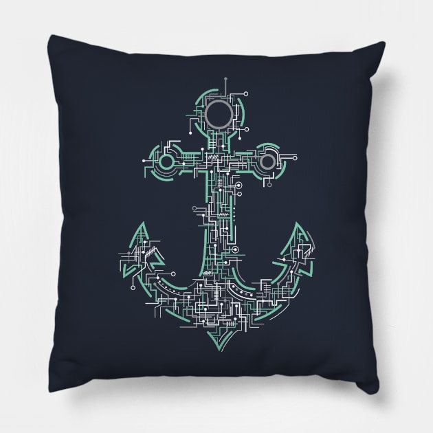 Electrical Anchor Pillow by hbwdesigns