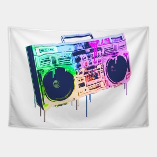 Epic Melting Boombox Tapestry