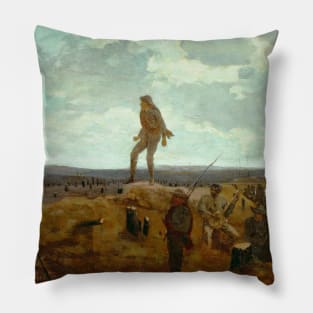 Defiance; Inviting a Shot Before Petersburg by Winslow Homer Pillow