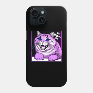 laughing cat Phone Case