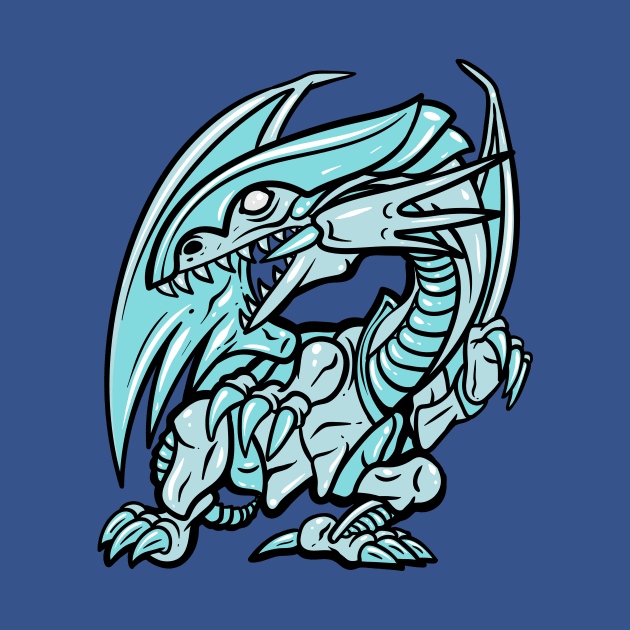 Blue Eyes Dragon by CalebLindenDesign