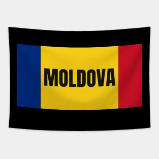 Moldovan Flag Colors Tapestry