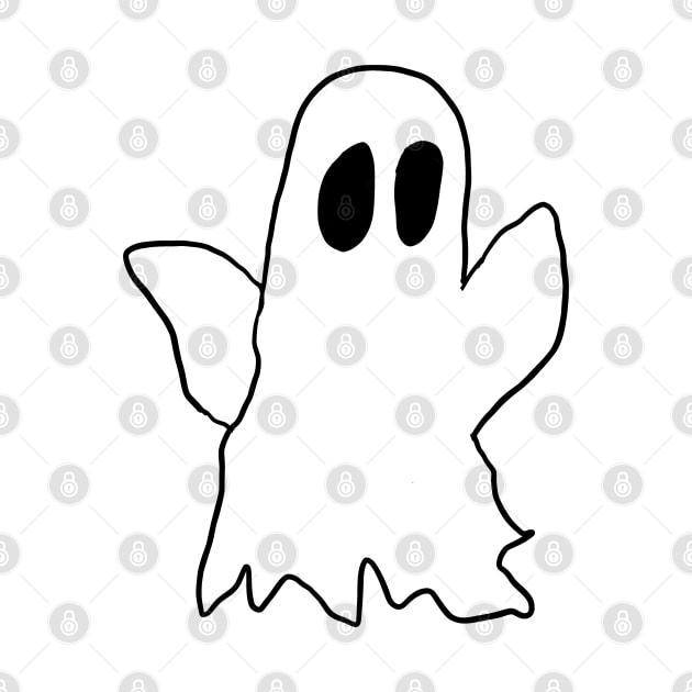 Cute Ghost Halloween Design by Blue Heart Design