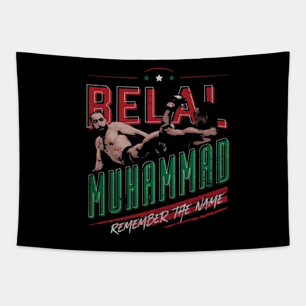 Belal Muhammad Remember The Name Tapestry by ganisfarhan