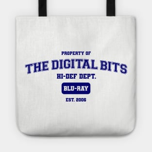 The Digital Bits Hi-Def Athletics - Blue on Light Tote