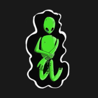 Sad Alien (version 2) T-Shirt