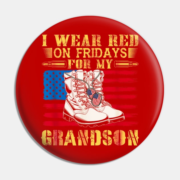 I wear red on friday for my grandson Pin by Dreamsbabe