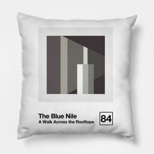 The Blue Nile / Minimal Style Artwork Design Pillow