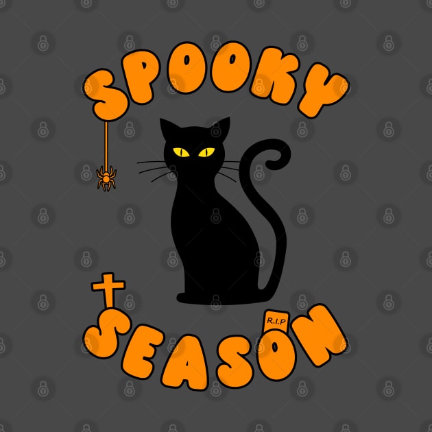 Spooky Season Black Cat by ObscureDesigns