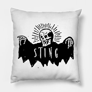 sting and the bone sucker Pillow