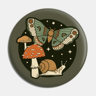 Cottagecore Night Pin