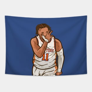 Jalen Brunson Three Point Celebration Tapestry