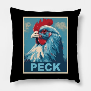 Pun Chicken Gifts Men Kids Women Meme Funny Chicken Pillow