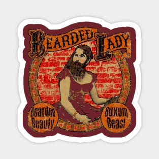 Bearded lady Magnet