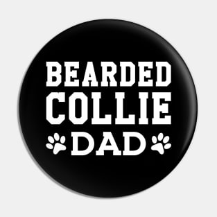 Bearded Collie Dad Pin