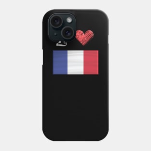 I Love France Frankreich Phone Case