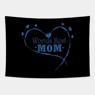 Worlds Best Mom Tapestry