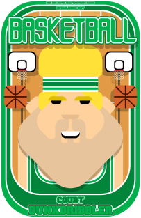 Basketball Green - Court Dunkdribbler - Sven version Magnet