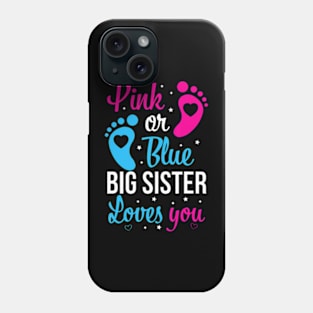 Gender reveal sister Phone Case