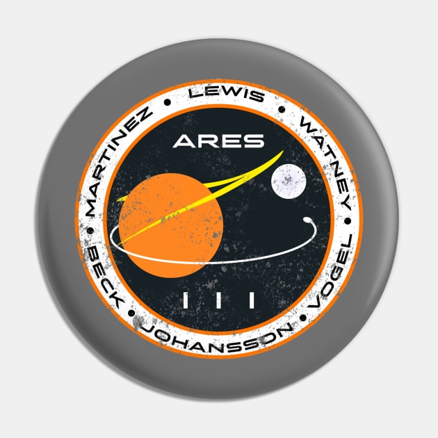 ARES III (the martian) Pin by LuksTEES