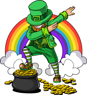 Dabbing Leprechaun Shirt St Patricks Day Gift Dabechaun Magnet