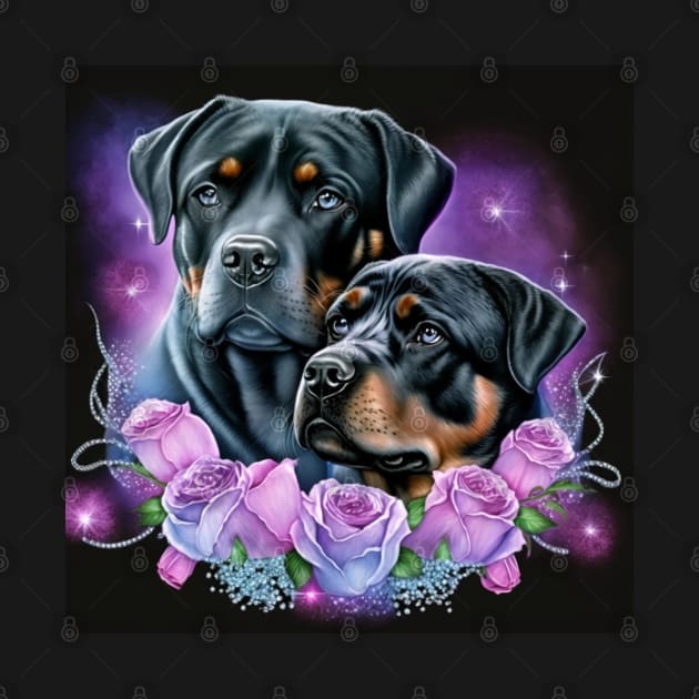 Rosey Rottweilers by Enchanted Reverie