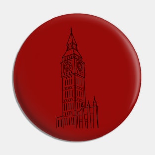 Big Ben London England UK United Kingdom Landmark Around The World Pin