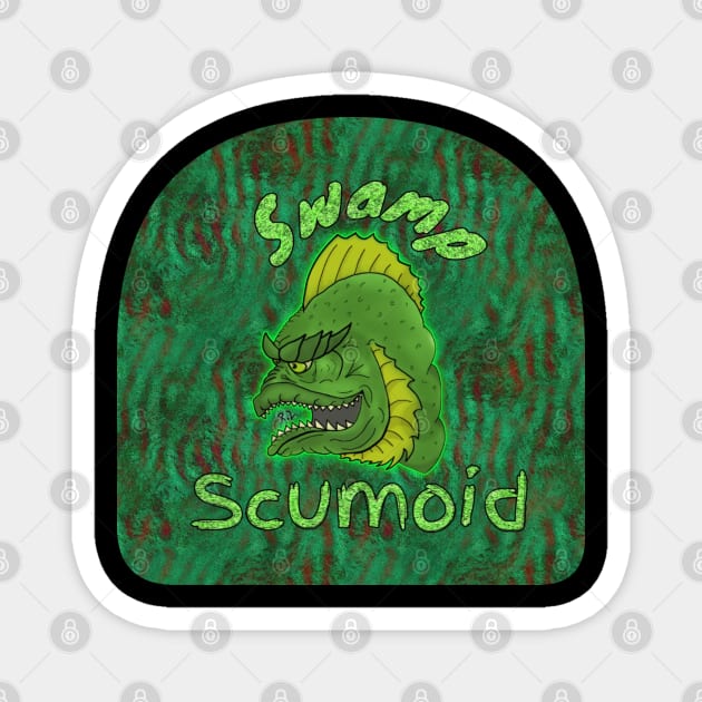 Swamp Scumoid Magnet by GodPunk