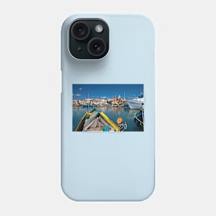 Marsaxlokk harbour, Malta Phone Case