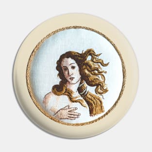 the birth of venus embroidery Sandro Botticelli Pin