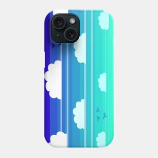 Ombre Blue Sky Phone Case