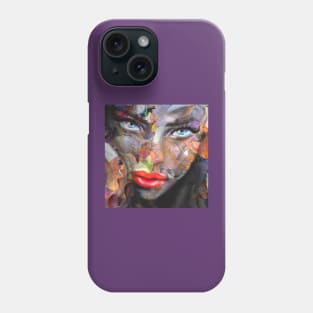 Blue Eyes Autumn Phone Case