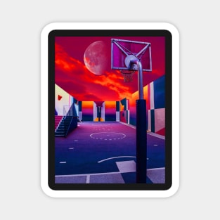 Basketball Court Magnet