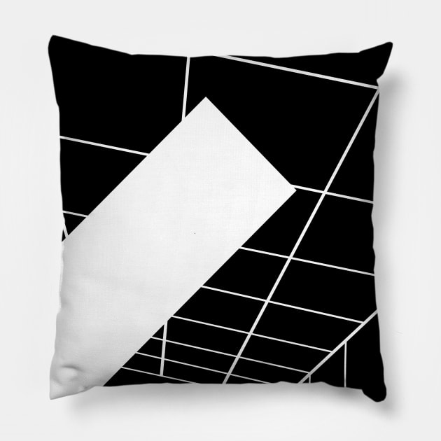 No Love Deep Web Line Inverse Pillow by StephenMakesStuff