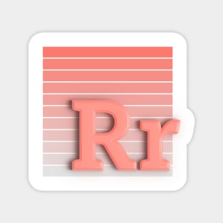 R - letter Magnet