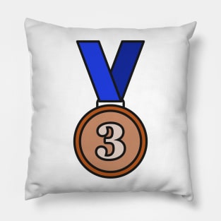 Third Place Bronze Medal Pillow