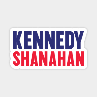 RFK Jr 2024 Kennedy Shanahan White Magnet