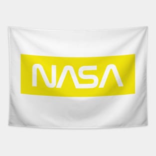 NASA Box Logo - Yellow 2 Tapestry